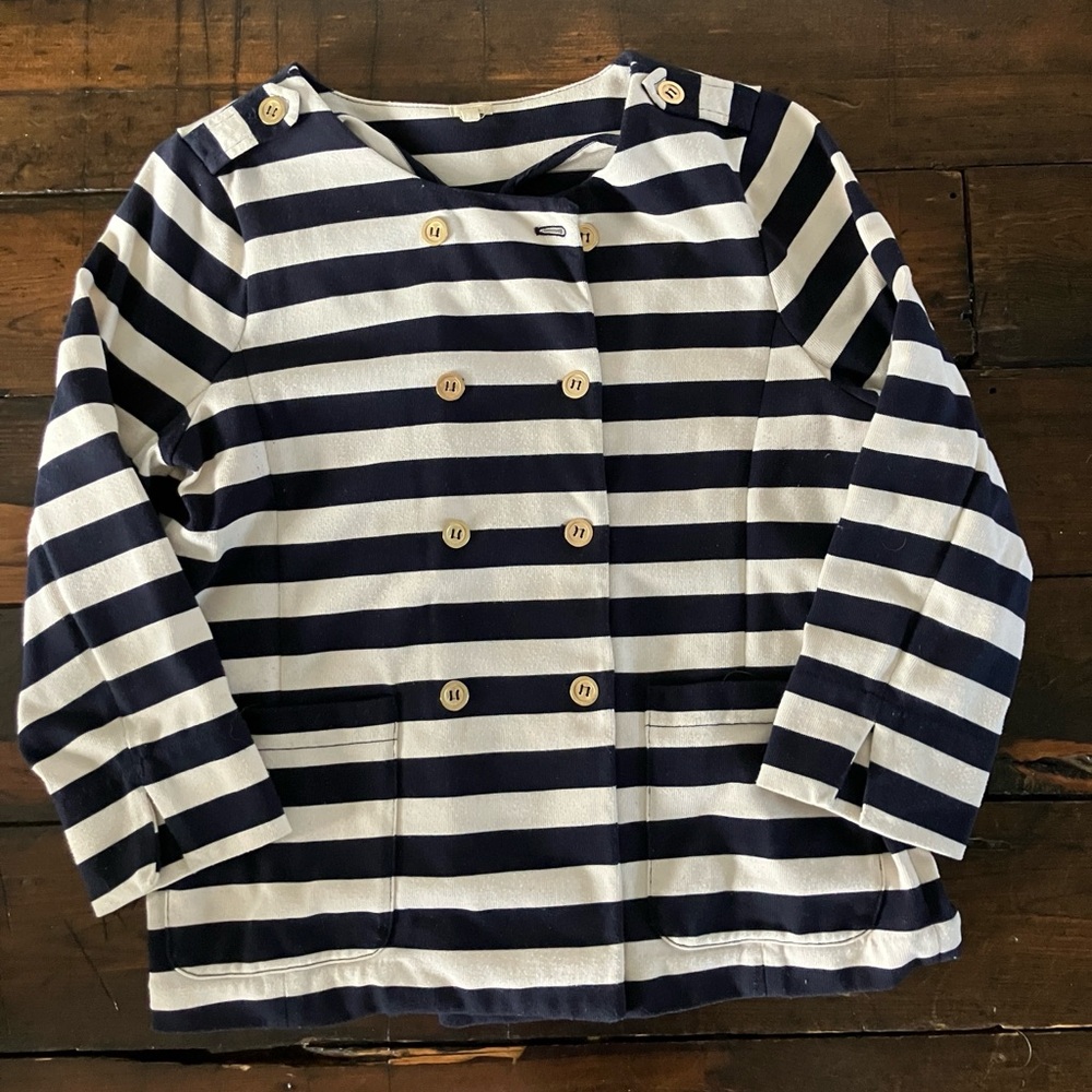 Nautical Striped J. Crew blazer